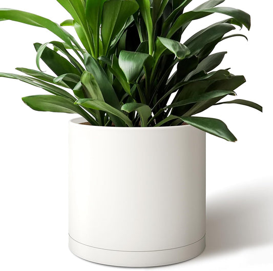 Ceramic Plant Pots(4.5+5.5inch), Flower Pots for indoor ,Small Planters for Home Office Decor